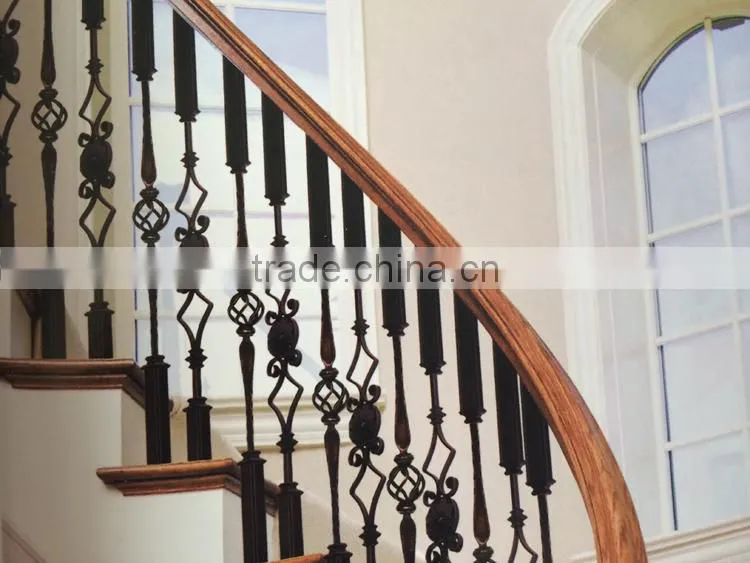 Factory Price Spiral Staircase Wrought Iron Spiral staircase railing