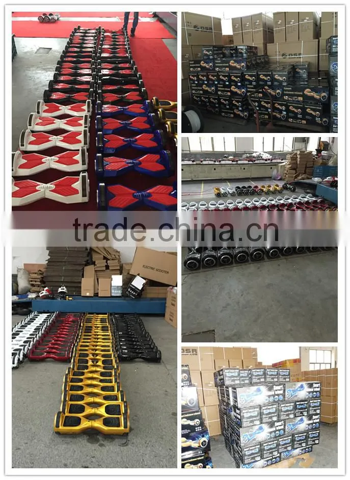 2016 new arrival hoverboard cart four wheel self-balancing electric scooter