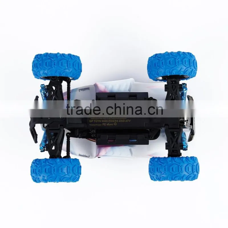 30+MPH 4WD 1/24 Drive Train 4 Channels Remote Control Brush for GPTOYS S609