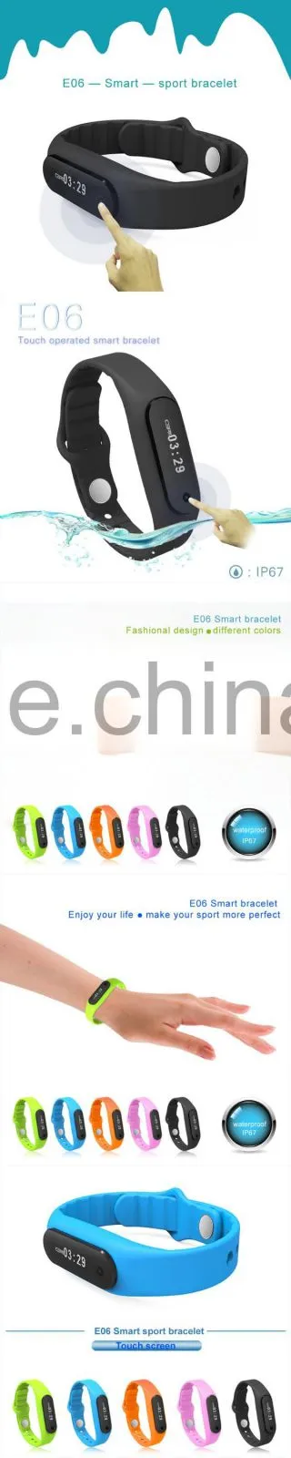 Bluetooth notification bodybuilding led bracelet