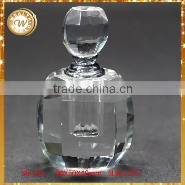 Durable top sell 100ml mini crystal perfume bottles