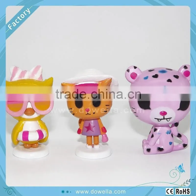 cusimized mini PVC cartoon figurine collective baby toy