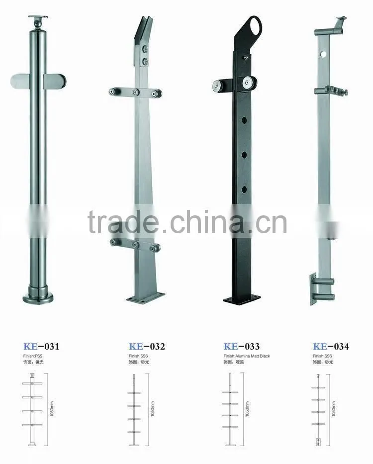 design stainless steel stair railing post, hot sale railing post project