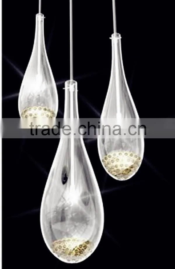 hot led glass zhongshan pendant light droplight