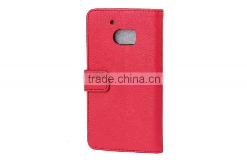 MMT Flip Leather Case for HTC M10 Wallet Cover with Card Slot Photo Frame PU Wallet Case Litchi Grain Style MT-5664