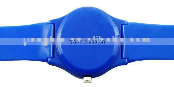 2015 Silicone wrist factory watches with japan quartz movement for girls