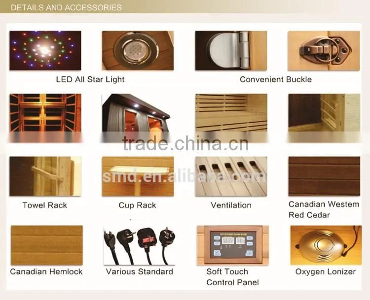 Finland Traditional Sauna Steam Bath Cabinet