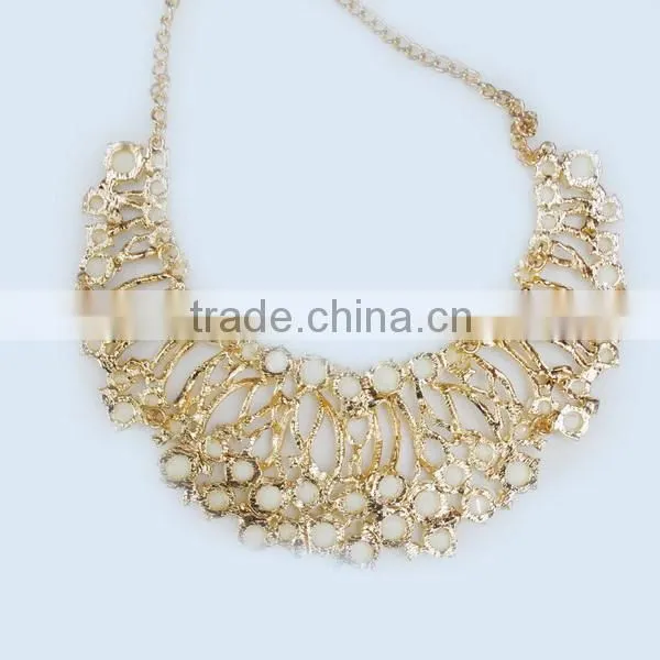 Hot Styles Alloy Casting and Stones Necklace For The Year Of 2014