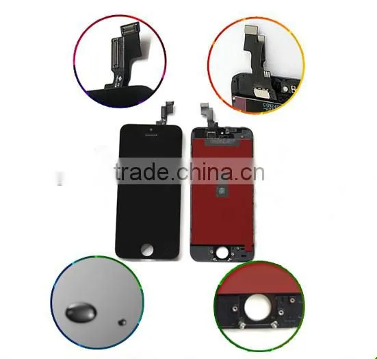 best selling Lcd touch assembly complete for apple iphone 5s lcd with spare parts