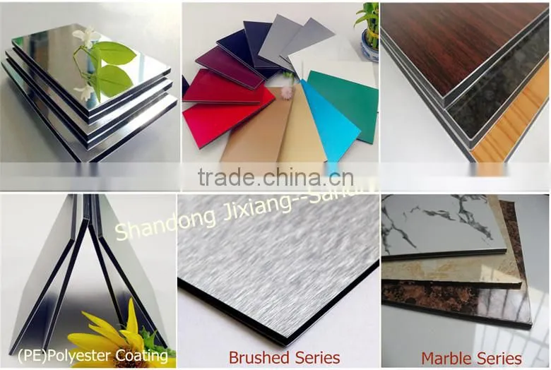 ACP factory Brushed surface 3mm 4mm wall paneling