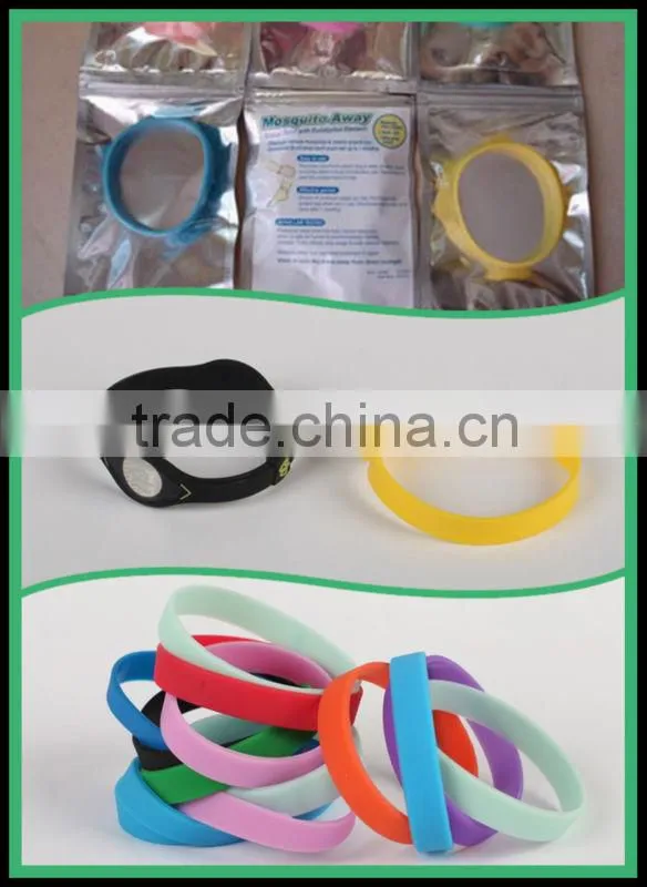 nature essential oil silicon insect repellent wristband