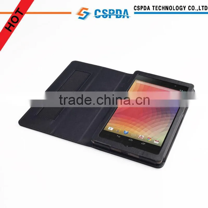 Folio back stand leather case for Google Nexus 7 2nd Generation