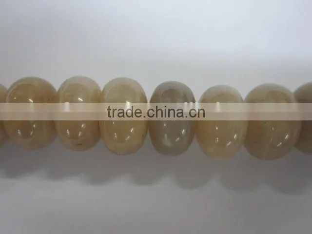 Natural red grey agate roundel bead mineral gemstone for jewelry making