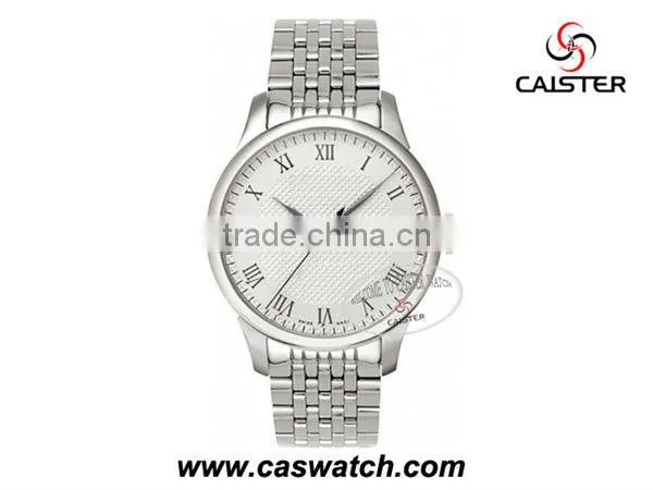 fashion custom mens stainless steel quartz watch cheap water resistant stainless steel watch high quality stainless steel watch