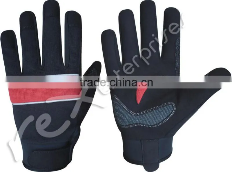 Cycle Gloves,Full Fingers Cycling Gloves,Reflective Cycling Gloves,Gripped Cycling Gloves