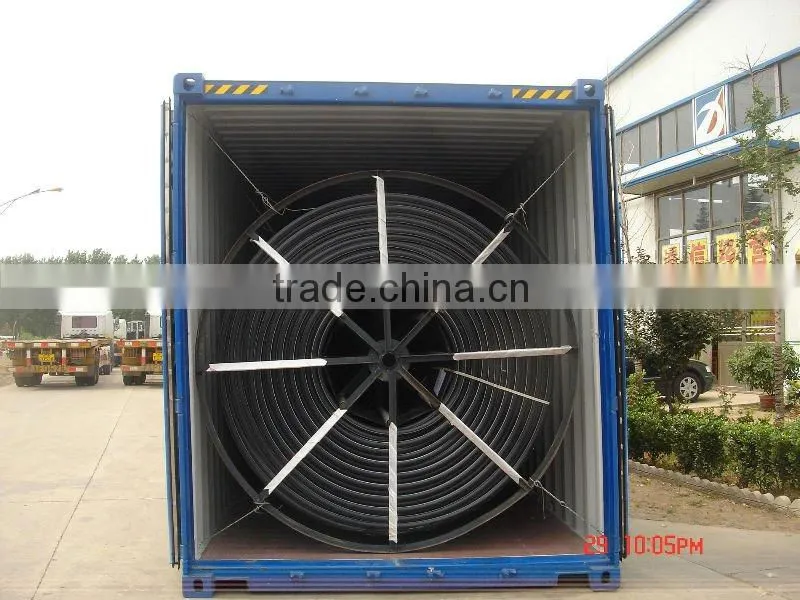 Fiber optical hdpe pipe