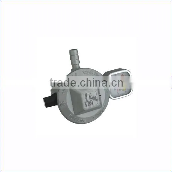 High Quality Auto LPG Regulator Valve with Meter, Zinc Alloy Gas Valve with Child Lock Switch