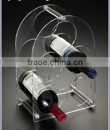 acrylic red wine rack/wine bottle holder