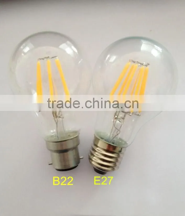 10W 8WATT E27 LED FILAMENT BULB LIGHT LAMP EDISON STYLE GLASS COVER WARM WHITE B22 CE
