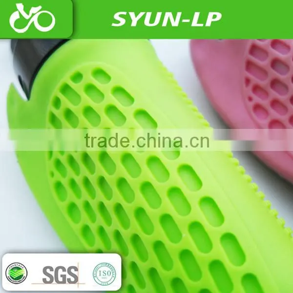 colorful sanyun bicycle handle bar grips for ergonomic design TPR +PP bicycle parts of rubber bike grips