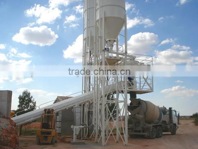CE new condition commercial portable mobile concrete batching plant for sale