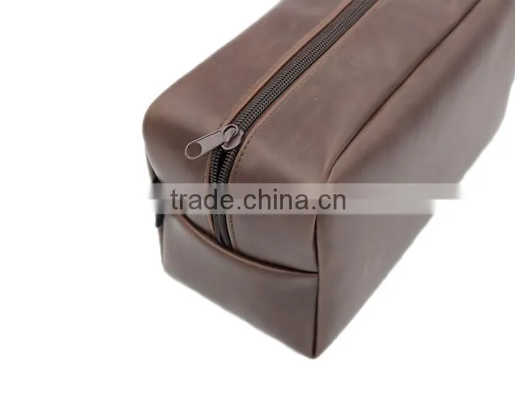 High quality PU leather makeup cosmetic bag packaging storage bag