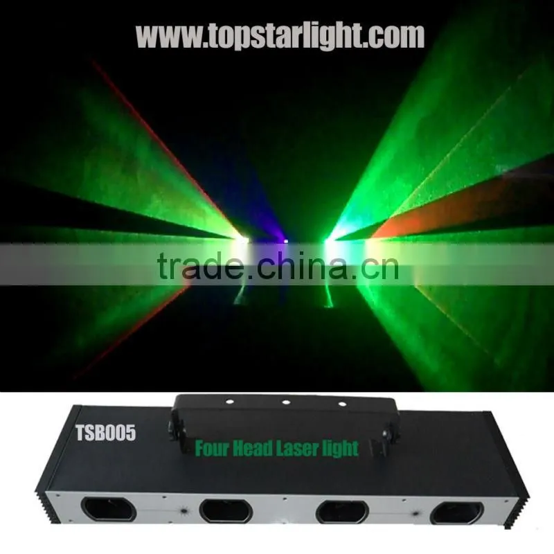 wholesale 4 head laser light Four Head Green &red laser