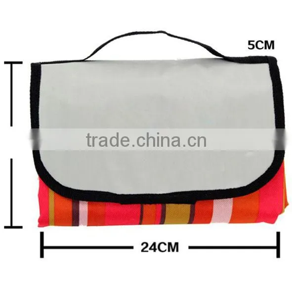 2015 New Nice Durable Waterproof Strip Camping Sleeping Blanket Foldable Beach Picnic Outdoor Mat