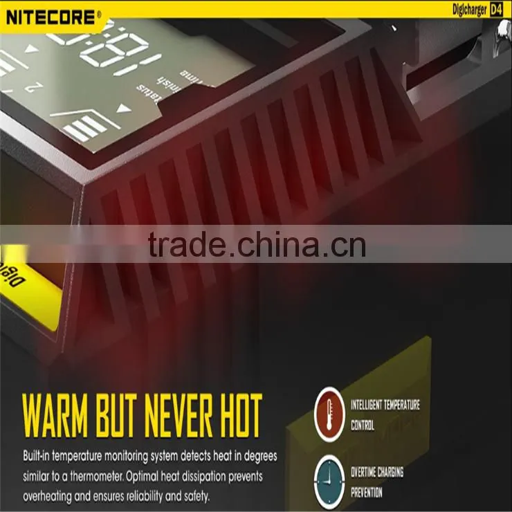 Hot seller Nitecore Charger i2 i4 d2 d4/diesel generator battery charger Nitecore D4 battery charger