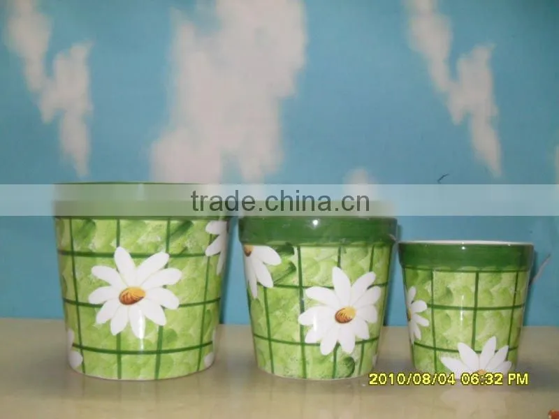 ceramic flower pot planter