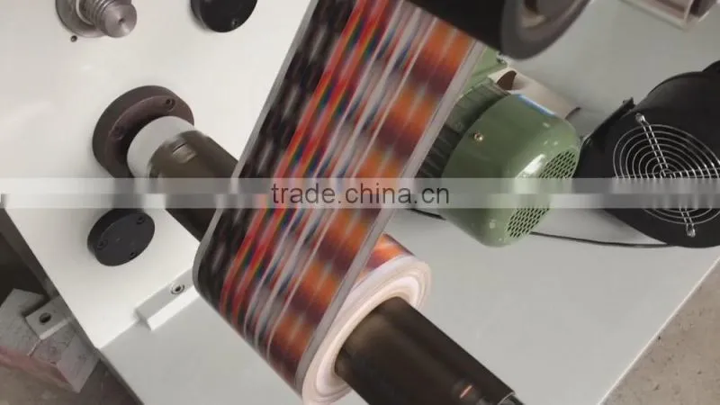 CE approved label sticker slitting machine for price label