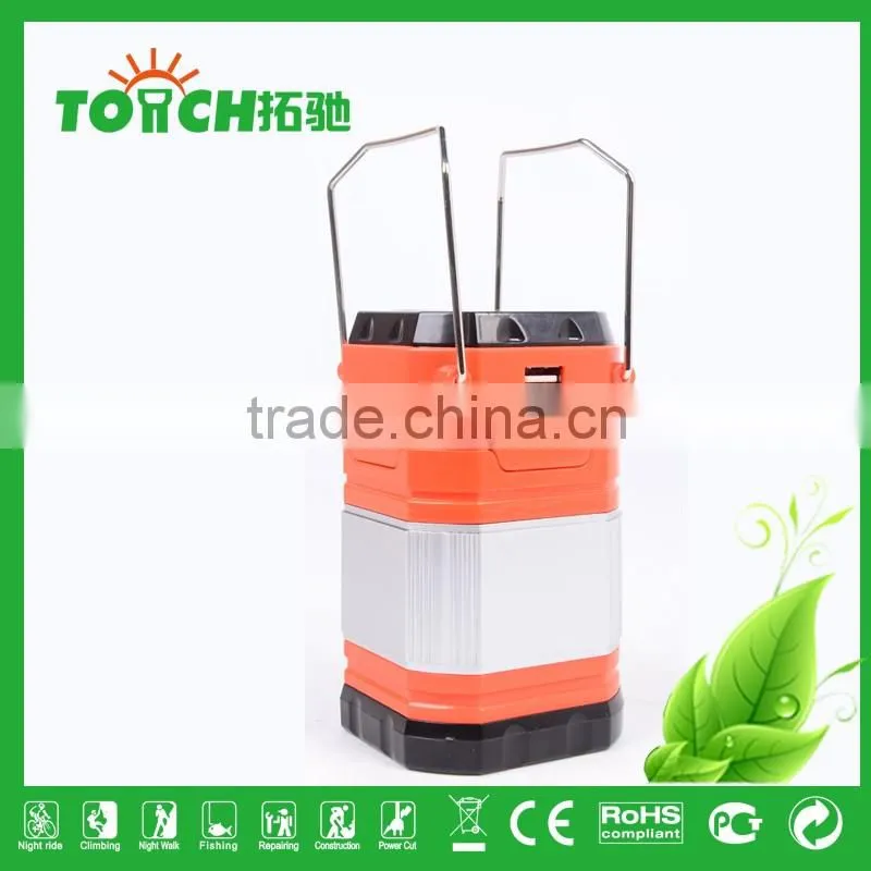 Muitlpower LED Lantern Solar Camping Lamp Rechargeable Camp Light with Charger Solar Tent Light
