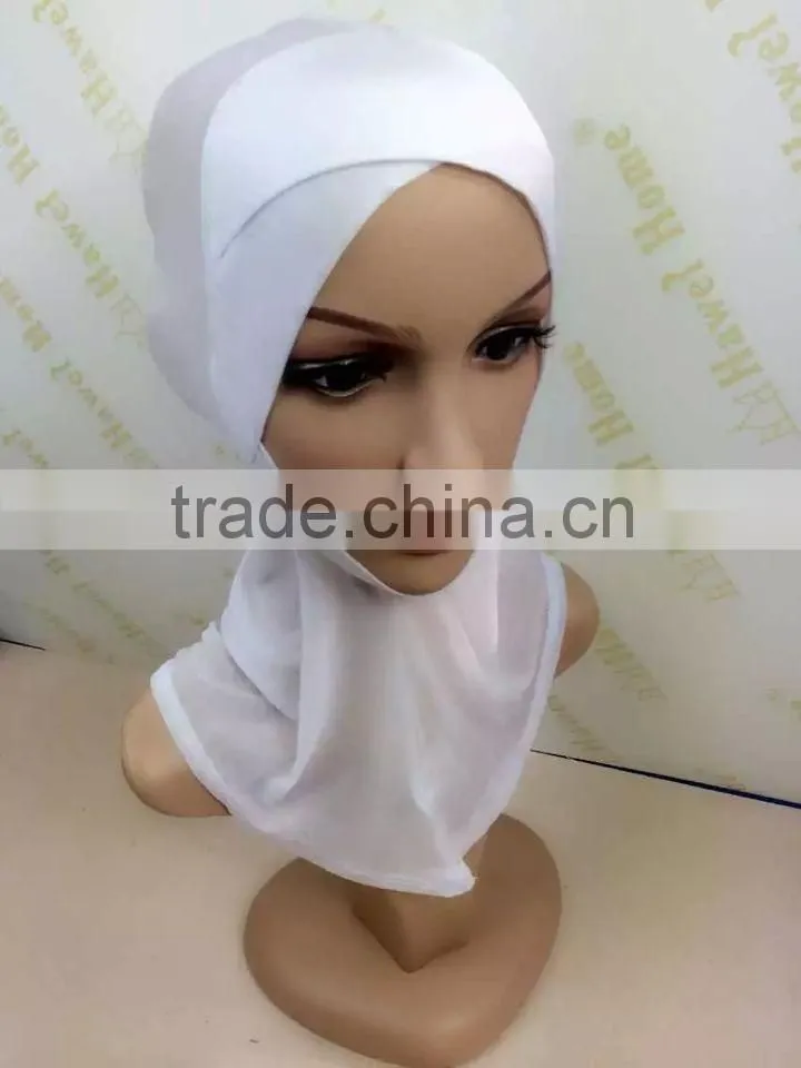 C075 new criss cross thin net ninja inner underscarf with slim face design
