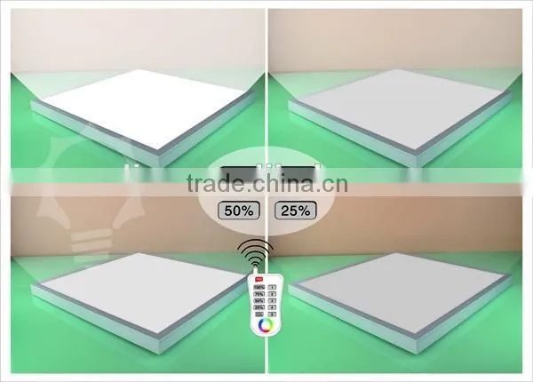 Factory Intelligent led panel lighting Dimmable and CCT adjustable led flat panel 600*600 led panel light