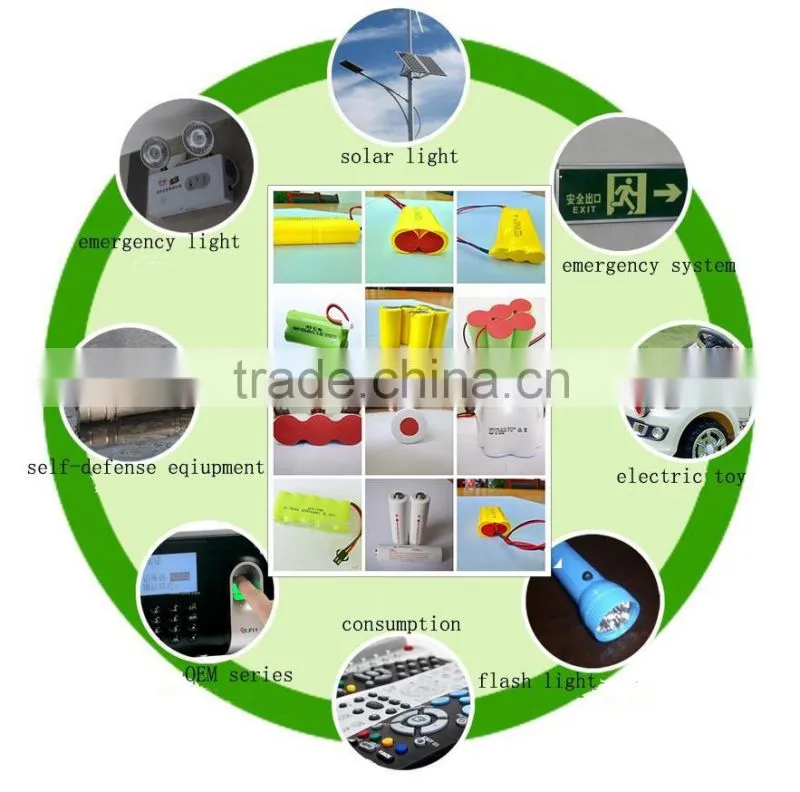 2+3AA600 NI-CD rechargeable battery pack
