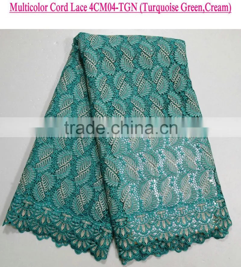 African lace fabrics in turkey african nigerian guipure lace women cord lace for party dress
