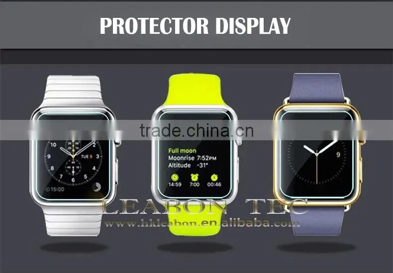 cheap Smart watch screen protector for apple watch tempered glass film screen guard protective