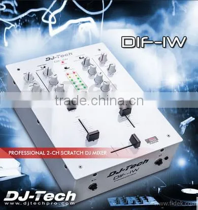 DJ-Tech equipment dsoundcraft mixer DVS setup headphones output digital sound mixer console professional DJ Scratch music Mixer