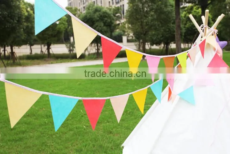 Felt triangle garland decorations for party supplies