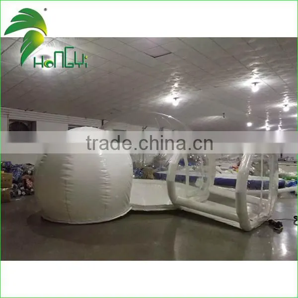 8m Dia Inflatable Bubble Tent / Windproof Inflatable Transparent Tent Bubble