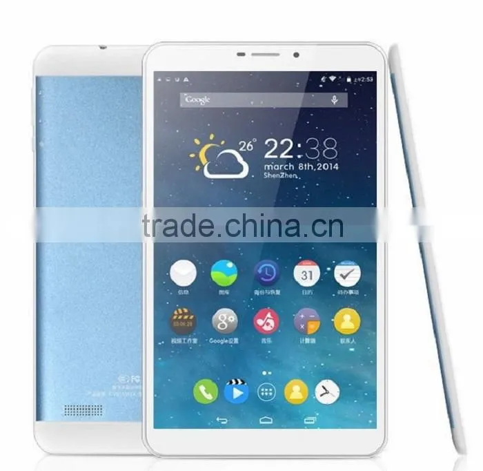 8 Inch MTK8392 Octa Core 1280*800 IPS RAM 2GB ROM 16GB Tablet PC With 3G Phone Call Function