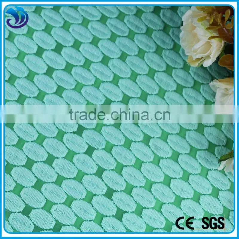 clearly organza chemical polyester embroidery lace fabric french guipure lace