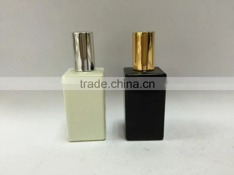 30ml square black perfume glass bottle