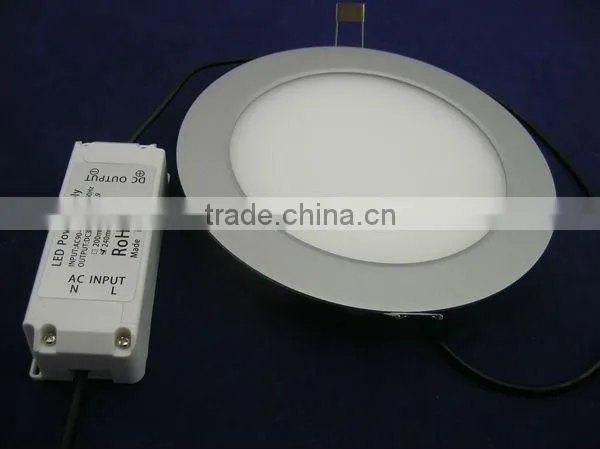180mm led panel light 12W led panel light;Warm White;round shape;108 PCS SMD 3528 LEDs;Epistar;AC100-240V