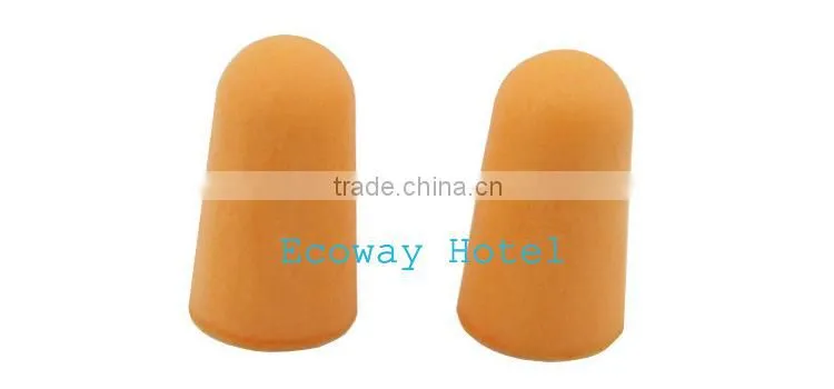 2014 hotel The new boxed orange soft foam PU against noise ear plugs