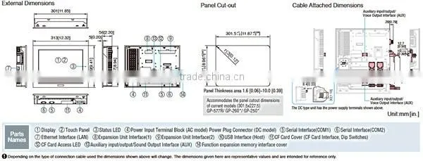 PROFACE 12.1 inch HMI AGP3600-T1-D24