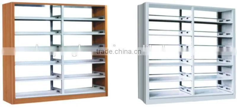 Modern KD steel library bookshelf