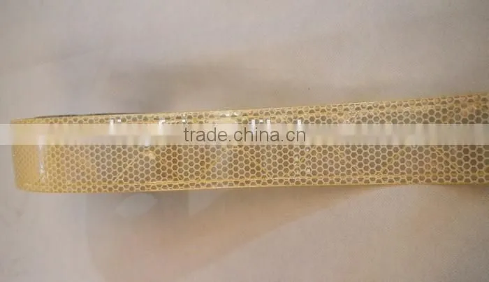 wholesale Fluorescent tape reflective yellow white color