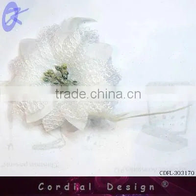 2013 Jewel Centered flower Clips/Peony Flower/hair accessory