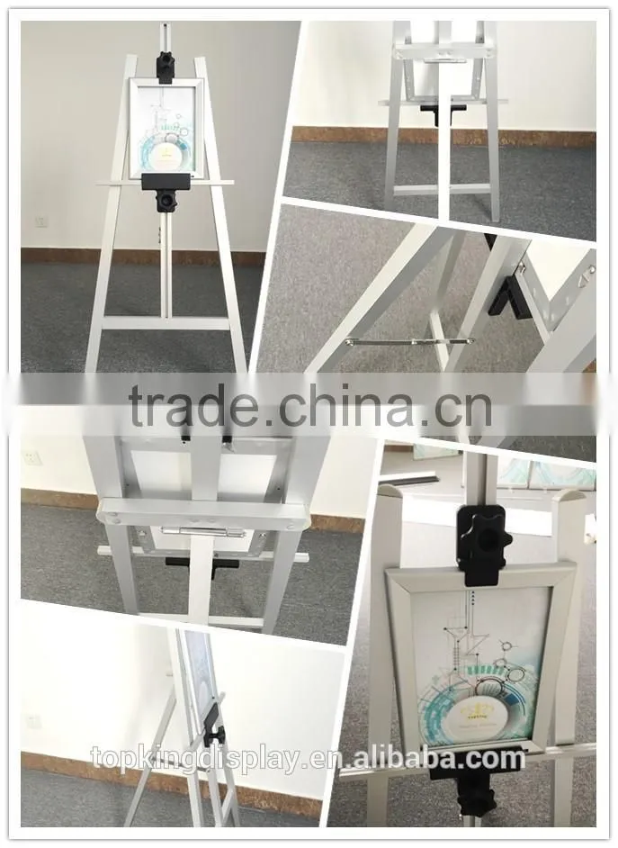 High Quality Aluminum Adjustable Picture Bracket/Poster Bracket/Stand Poster/Poster Board with holder/Snap Frame with Bracket